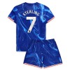 Officiële Voetbalshirt + Korte Broek Chelsea Sterling 7 Thuis 2024-25 - Kids